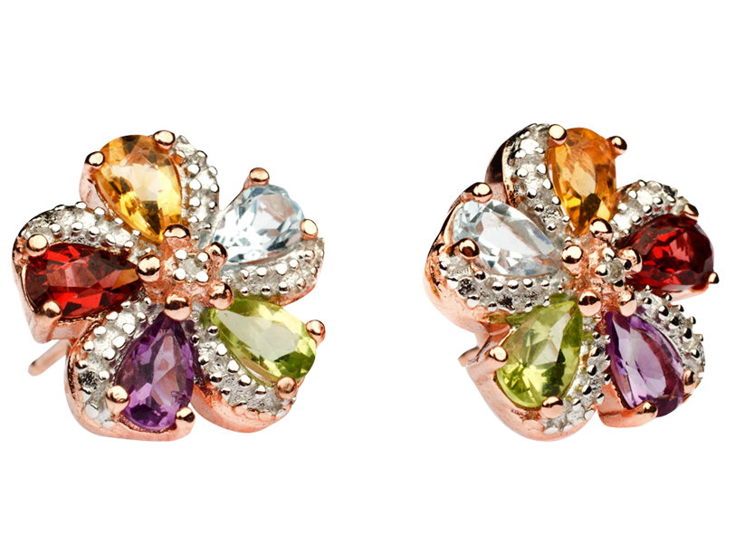 fabulous gems earrings
